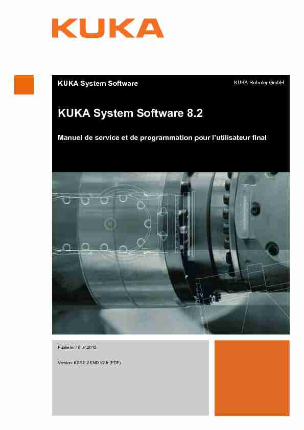 KUKA System Software 8.2