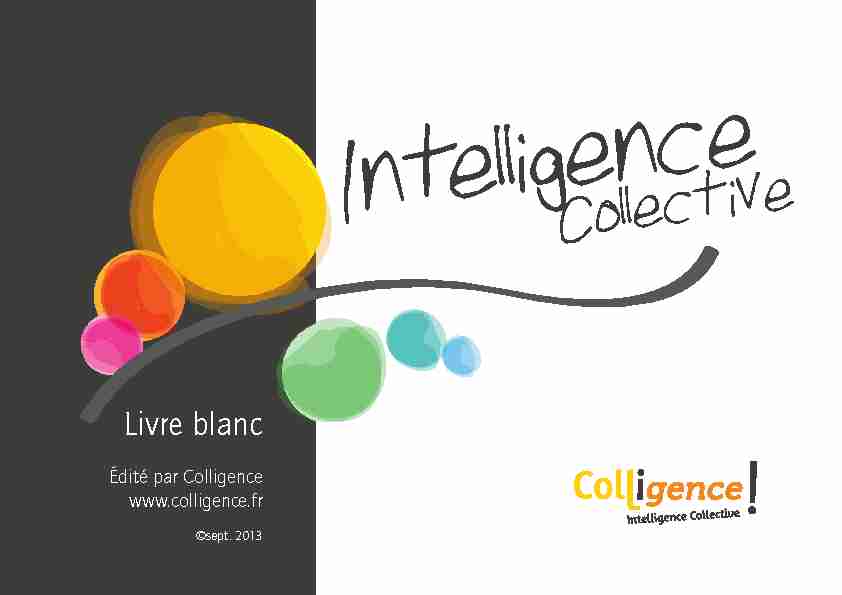 Intelligence Collective - Livre Blanc