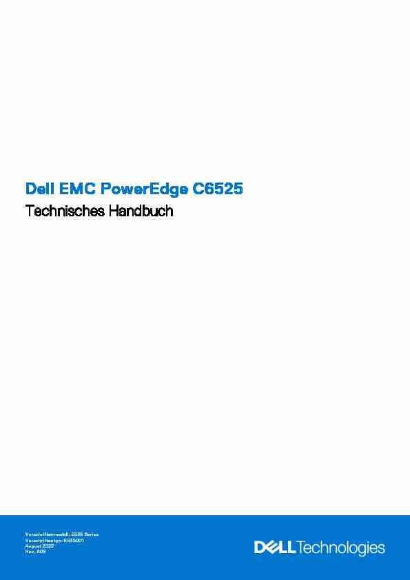 Dell PowerEdge C6525 Guide technique