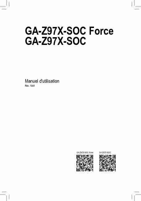GA-Z97X-SOC Force GA-Z97X-SOC