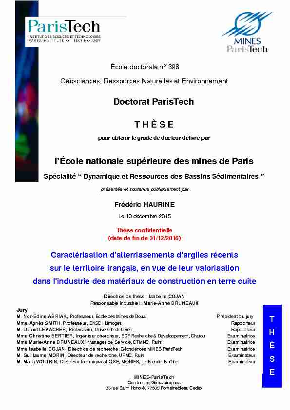 Doctorat ParisTech T H È S E lÉcole nationale supérieure des