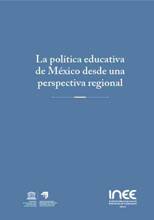 La política educativa de México desde una perspectiva regional