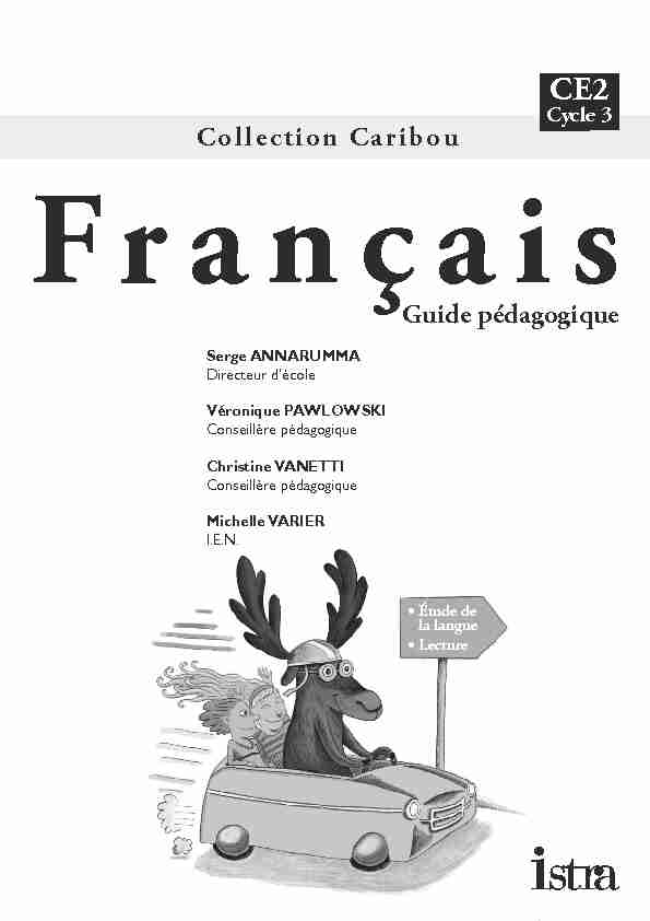 [PDF] Collection Caribou Guide pédagogique - Eklablog