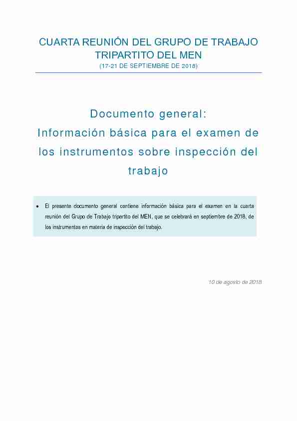 Documento general: Información básica para el examen de los