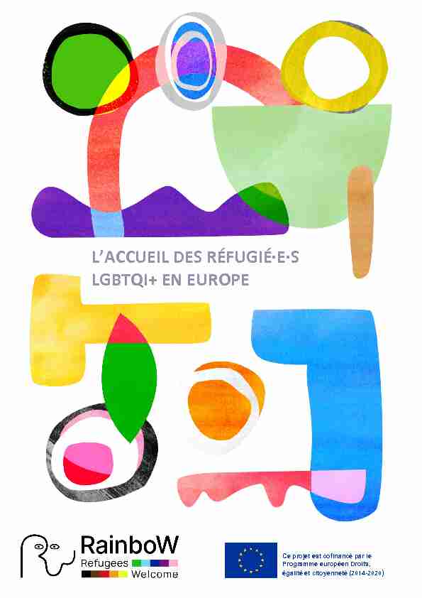 LACCUEIL DES RÉFUGIÉ·E·S LGBTQI  EN EUROPE