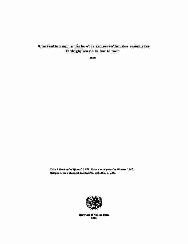[PDF] Convention sur la pêche et la conservation des ressources