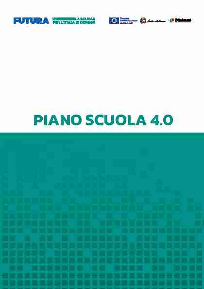 PIANO SCUOLA 4.0