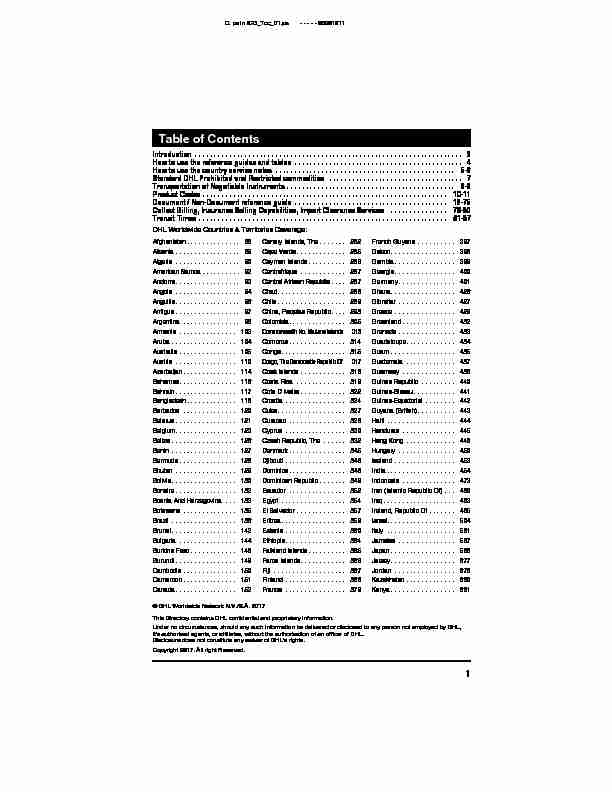 [PDF] Table of Contents - Preferred Shipping