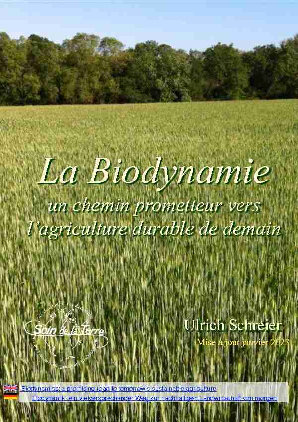 La Biodynamie