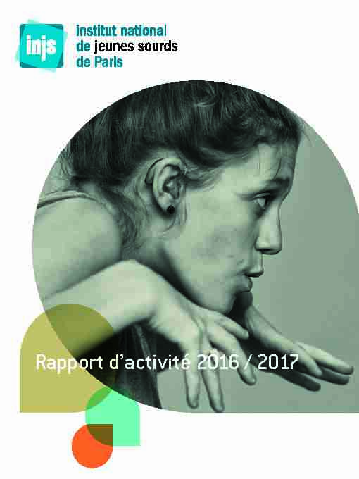 Rapport dactivité 2016 / 2017