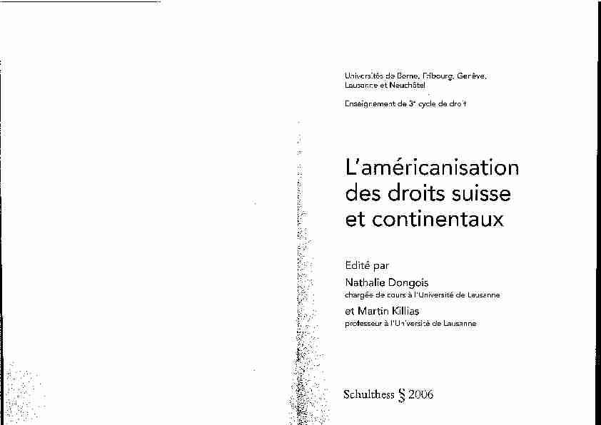 [PDF] Americanisation_du_droitpdf - LALIVE