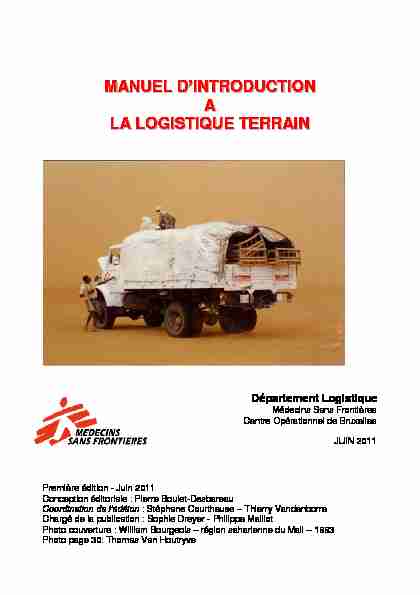 [PDF] MANUEL DINTRODUCTION - Emergency Humanitarian Logistics
