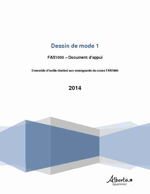 [PDF] FAS1000 : Dessin de mode 1 – Document dappui