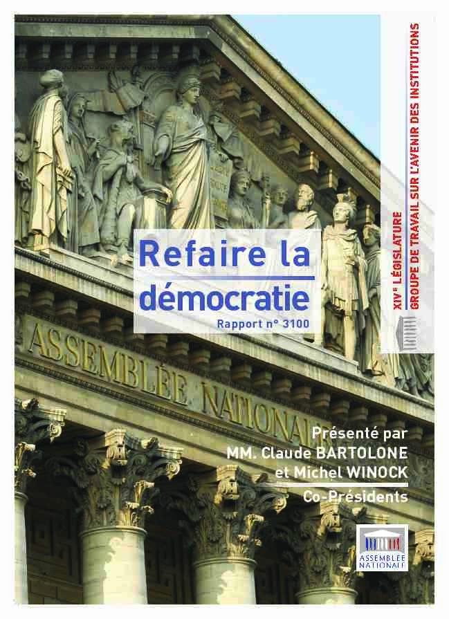 [PDF] Refaire la démocratie - Vie publique