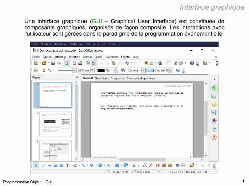 [PDF] Interface graphique - MIS