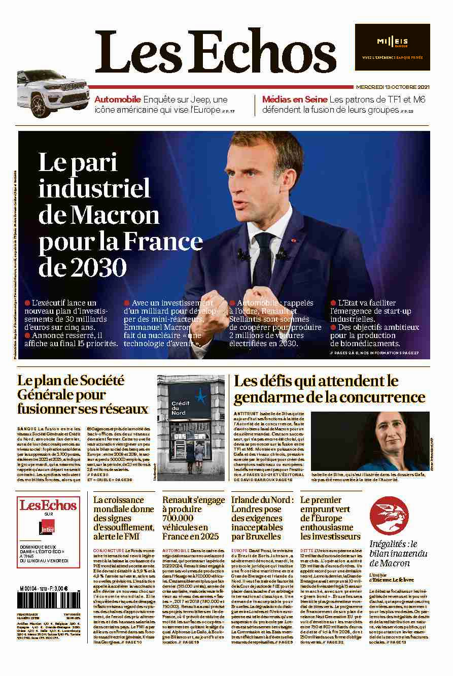Le pari industriel de Macron pour la France de 2030