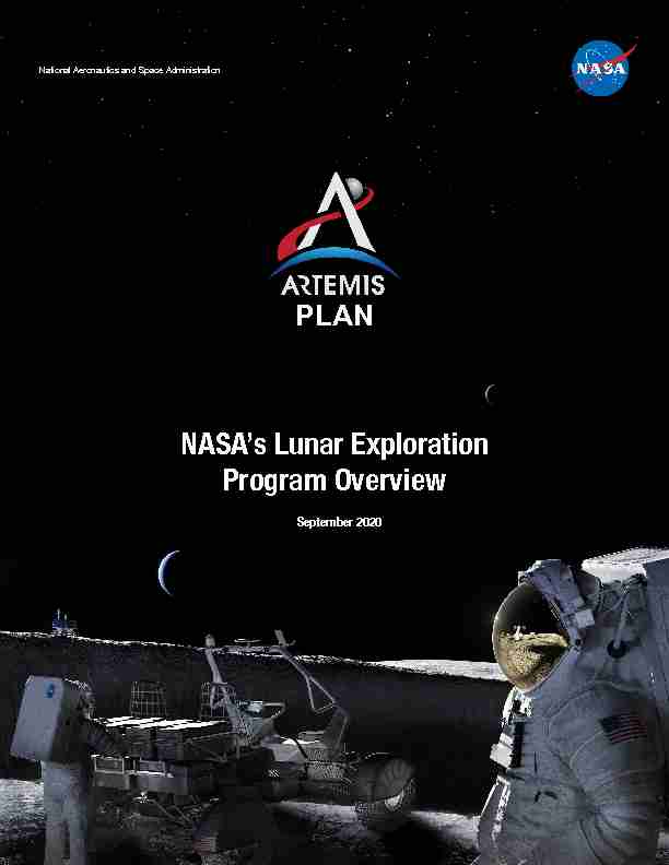 NASAs Lunar Exploration Program Overview