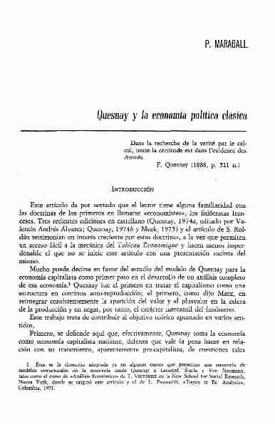 [PDF] Ouesnay y la economía política clásica