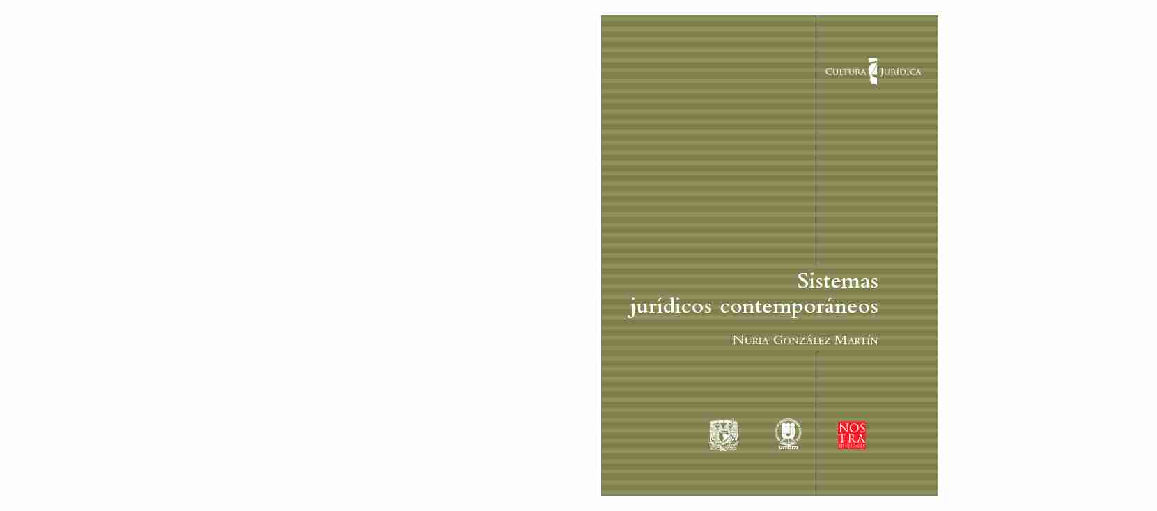 [PDF] Sistemas jurídicos contemporáneos - UNAM