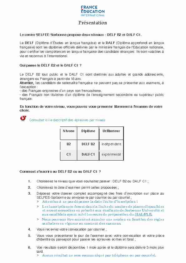 [PDF] Mon parcours DELF-DALF - Lettres Sorbonne Université