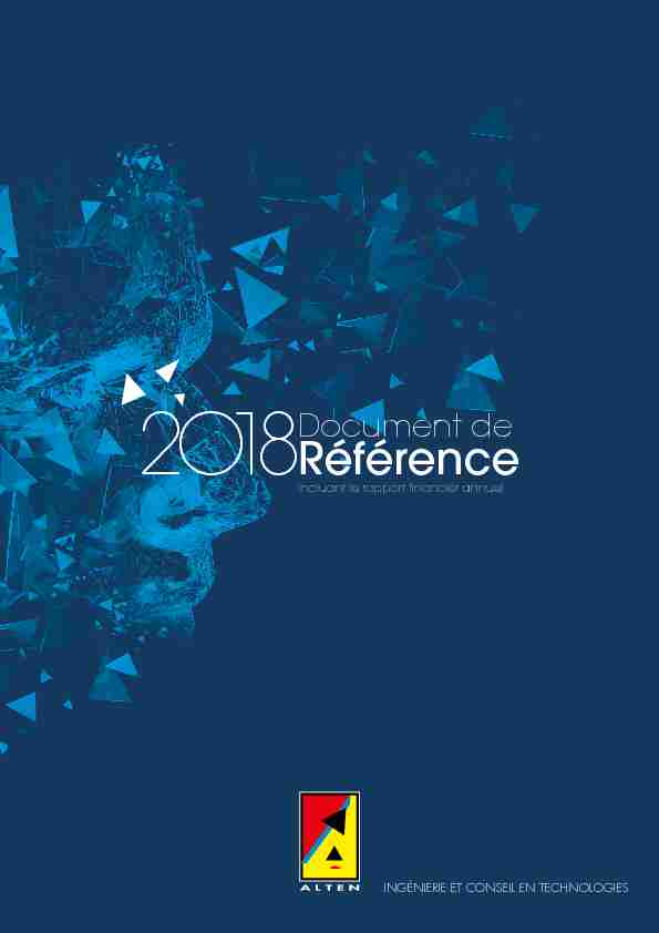 Document de référence 2018 - ALTEN
