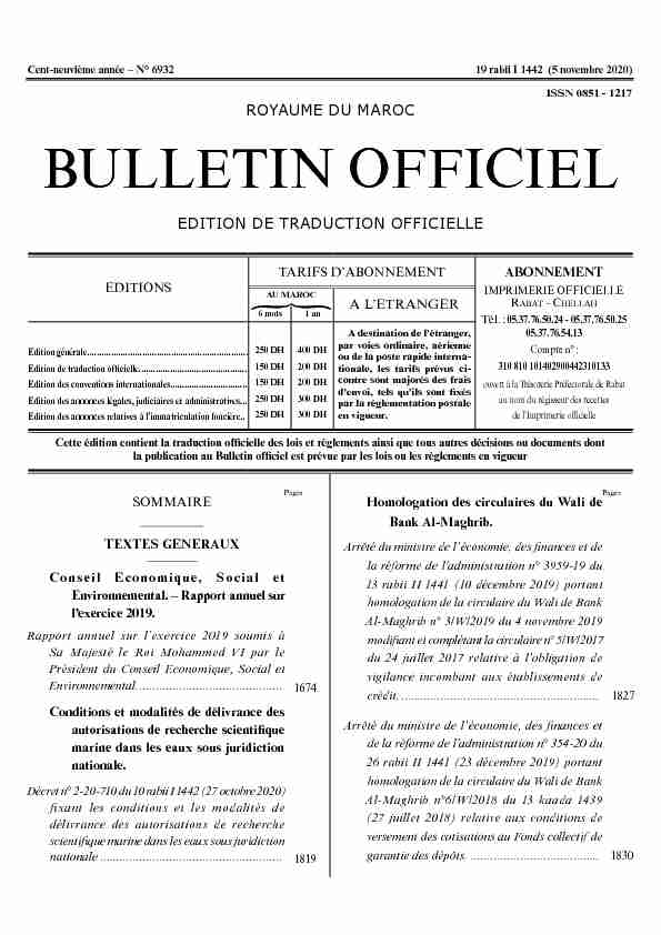 [PDF] PDF - BULLETIN OFFICIEL