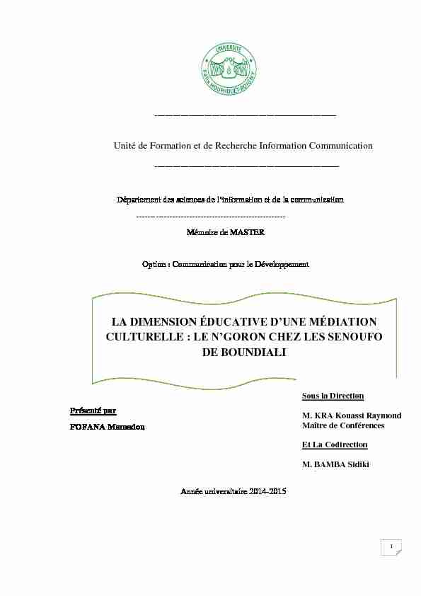 [PDF] LE NGORON CHEZ LES SENOUFO DE BOUNDIALI