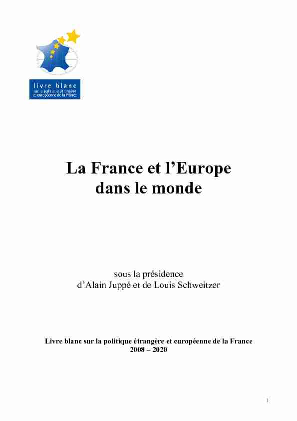 La France et lEurope dans le monde