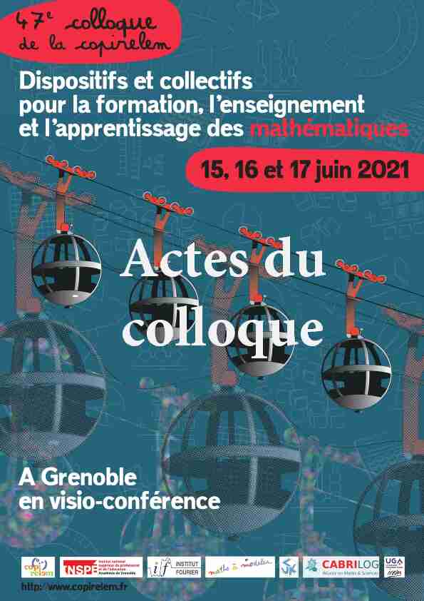[PDF] Actes-Grenoble-epdf - ARPEME