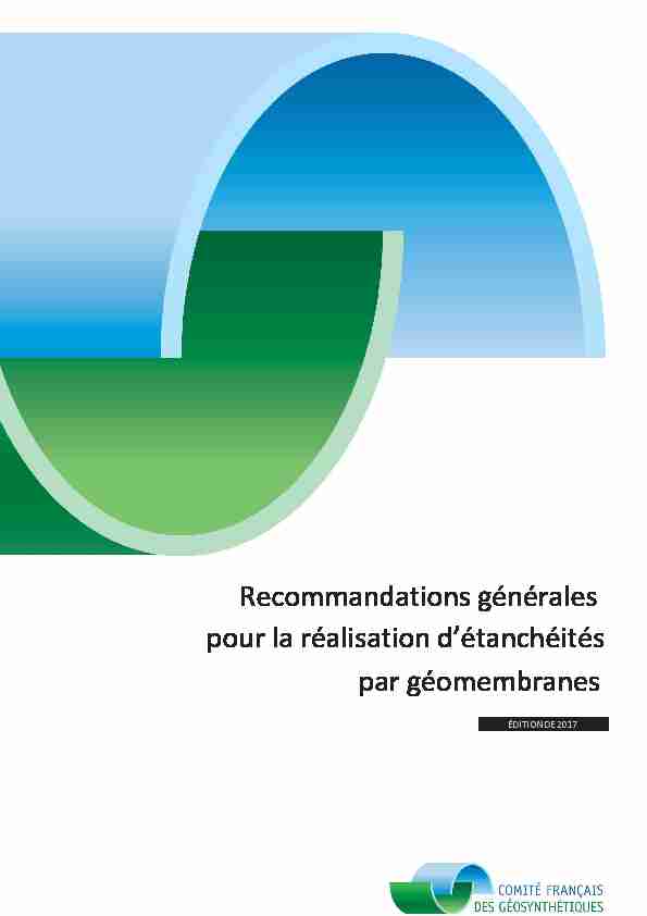 [PDF] Fascicule 10 (mis en forme) - Comité Français des Géosynthétiques