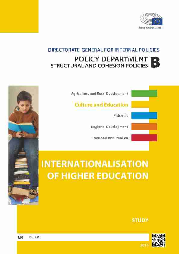Internationalisation of Higher Education European Parliament