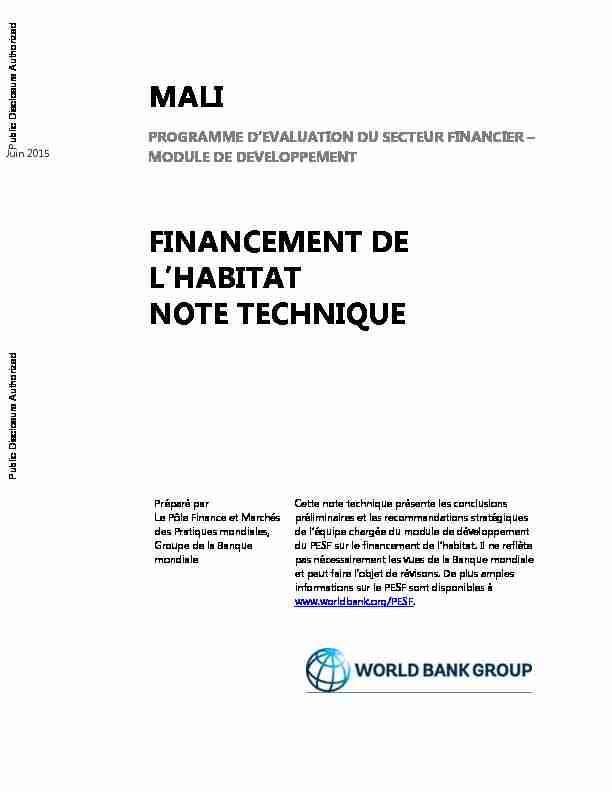 [PDF] Financement de lhabitat