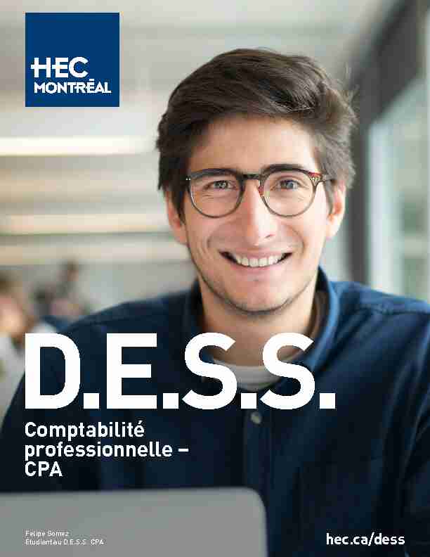 D.E.S.S. en comptabilité professionnelle – CPA
