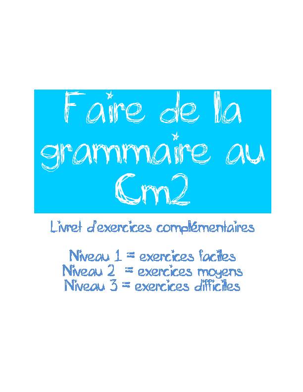 [PDF] Exercices-complementaires-CM2pdf - Le Petit Journal des Profs