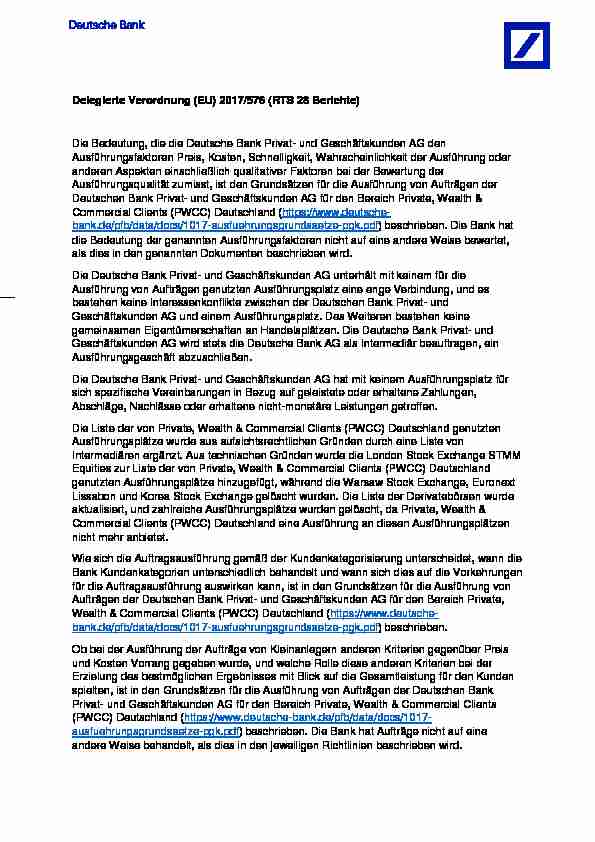 [PDF] Deutsche Bank Privat- und Geschäftskunden AG