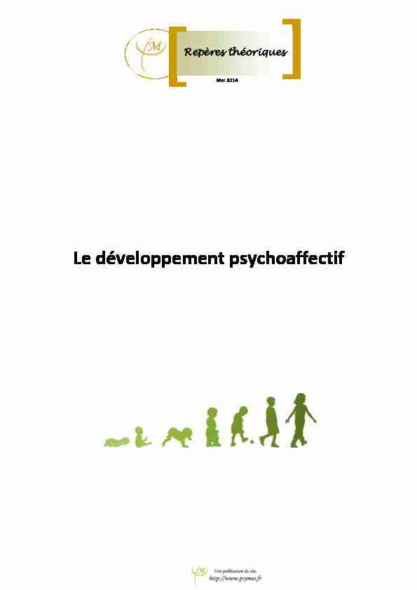 Le développement psychoaffectif