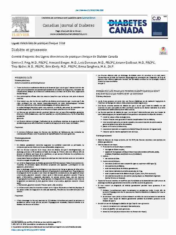 [PDF] Canadian Journal of Diabetes
