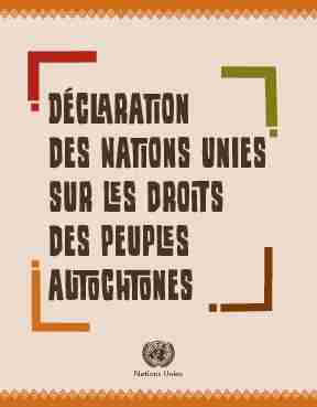 Déclaration des Nations Unies sur les droits des peuples autochtones