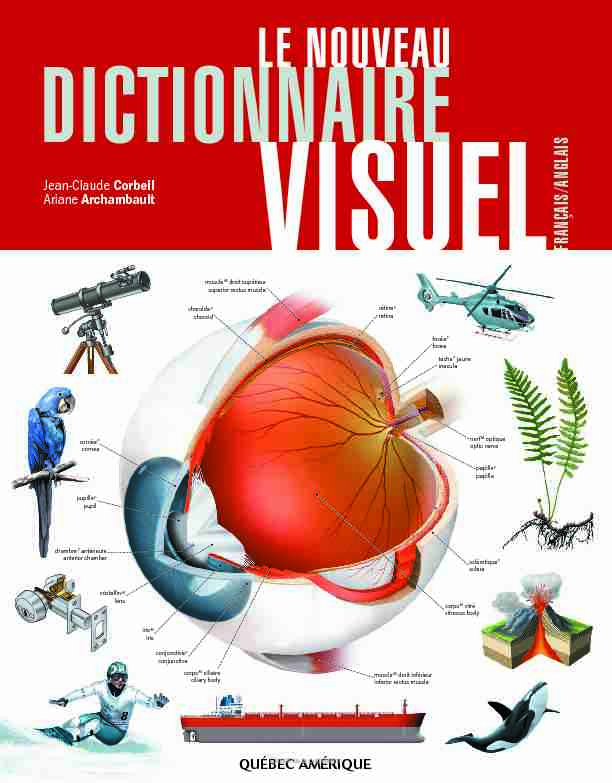 Le nouveau dictionnaire visuel français/anglais