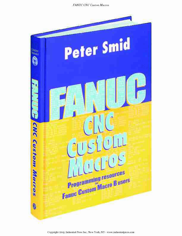 FANUC CNC custom Macros