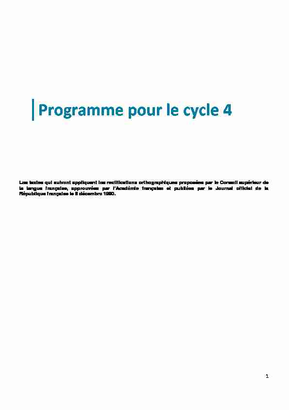 [PDF] Programme cycle 4 pour BO