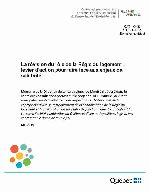 2019-05-13_Mémoire DRSP Montréal_Régie_VF