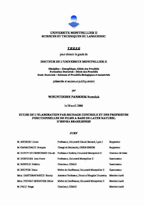 [PDF] UNIVERSITE MONTPELLIER II WISUNTHORN PANSOOK Suwaluk