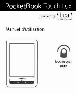 [PDF] User Manual PocketBook Touch Lux - Decitre