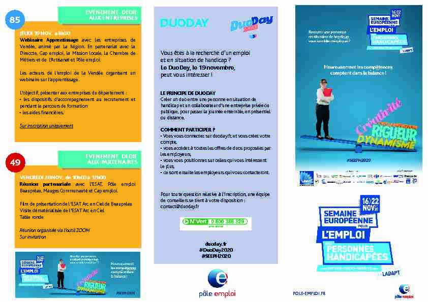 Programme SEEPH Pays de la Loire novembre 2020