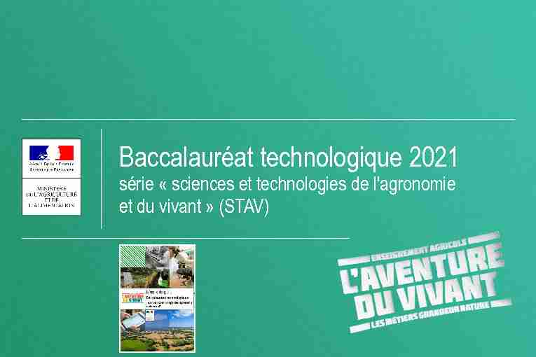 Baccalauréat technologique 2021 - série