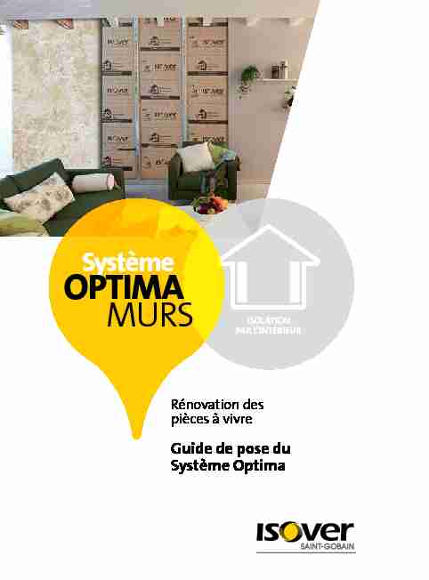 Système OPTIMA MURS - ISOVER