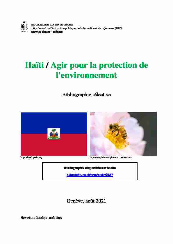 Haïti - Agir pour la protection de lenvironnement - Marche de lespoir