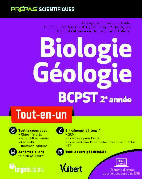 [PDF] BCPST 2e année