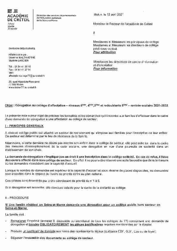 [PDF] académie de créteil - Collège Beaumarchais